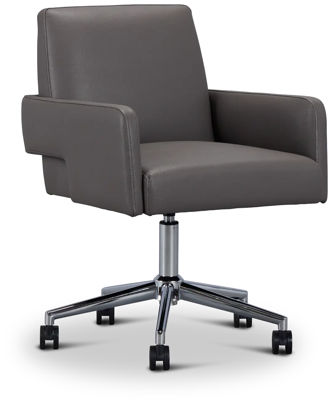Skye Dark Gray Swivel Desk Chair Skye Dark Gray Swivel Desk Chair