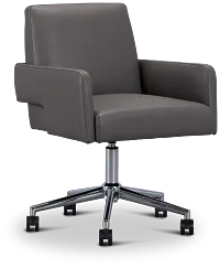 Skye Dark Gray Swivel Desk Chair