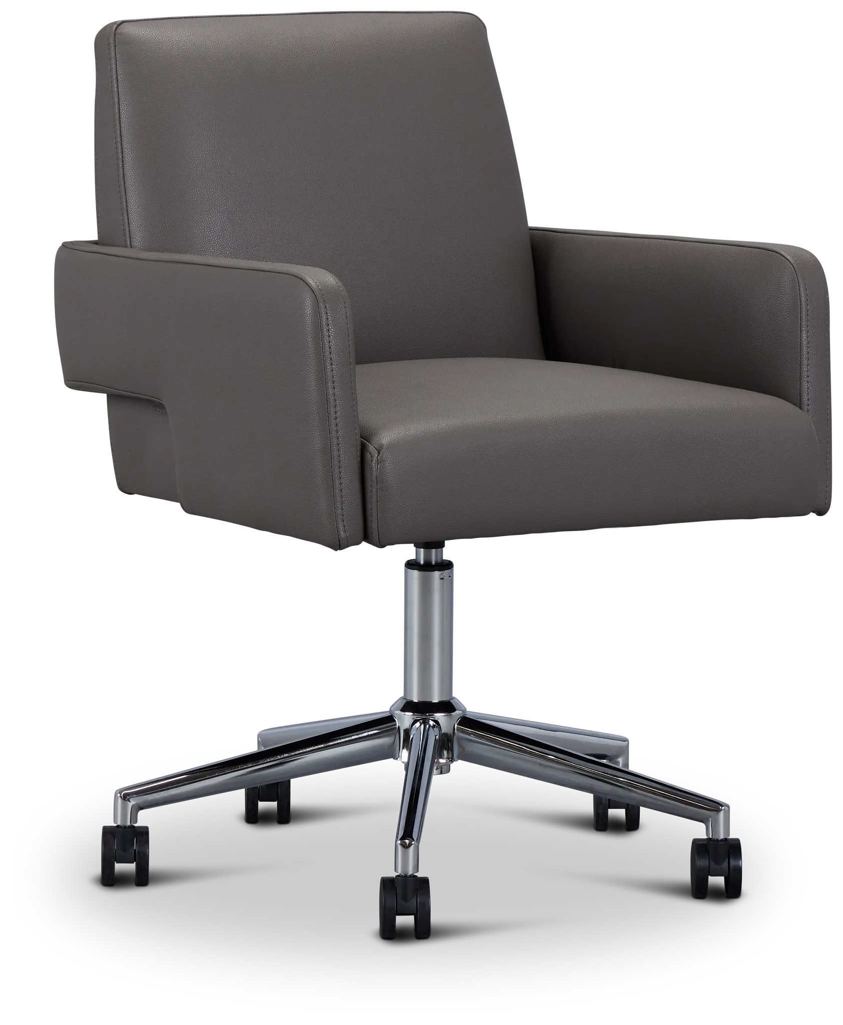 Skye Dark Gray Swivel Desk Chair
