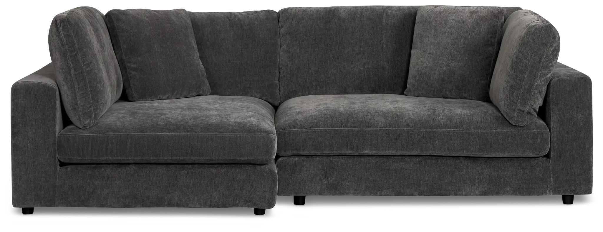 Lounge Dark Gray Fabric Left Chaise Sectional Lounge Dark Gray Fabric Left Chaise Sectional
