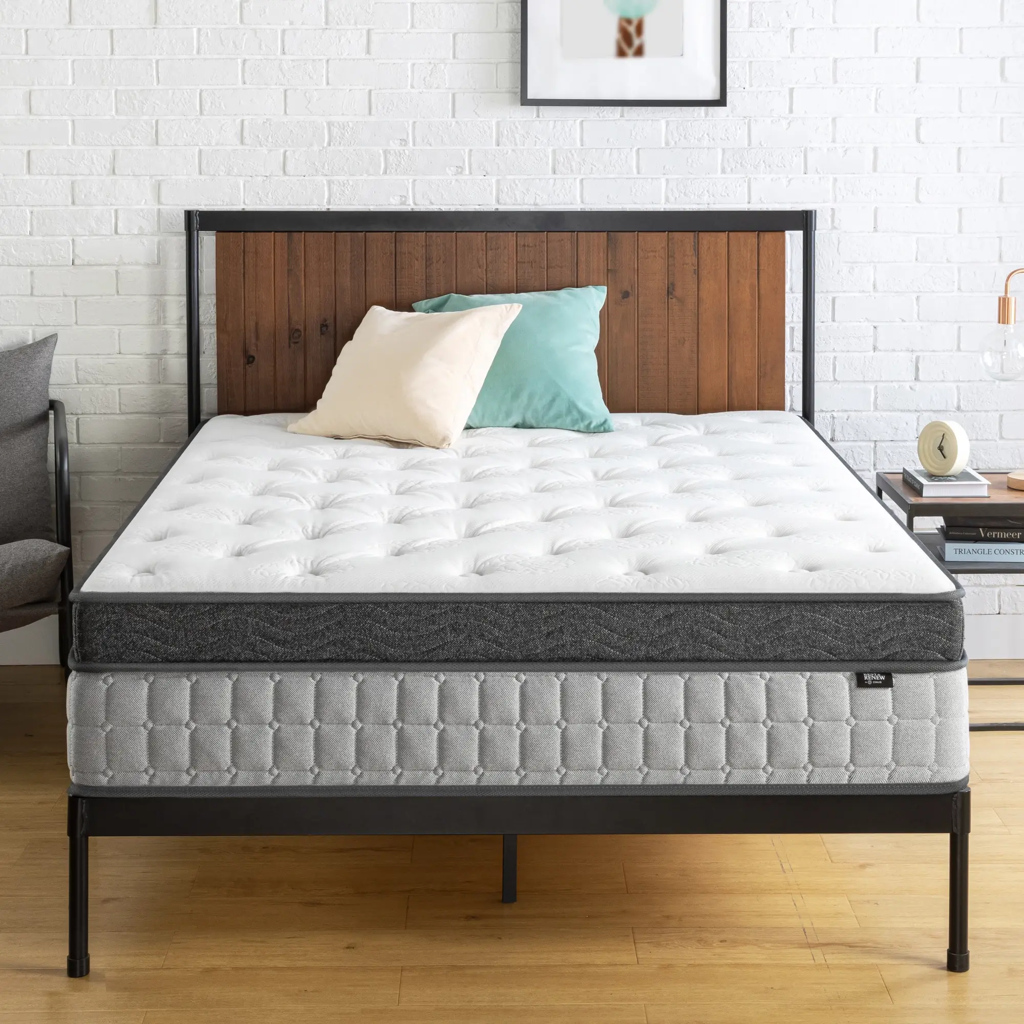 Rest & Renew By Zinus Pocket Innerspring 14" Pillow Top Mattress Rest & Renew By Zinus Pocket Innerspring 14" Pillow Top Mattress