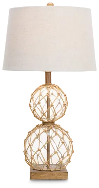 Coastal Glass Table Lamp