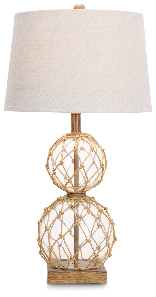 Coastal Glass Table Lamp