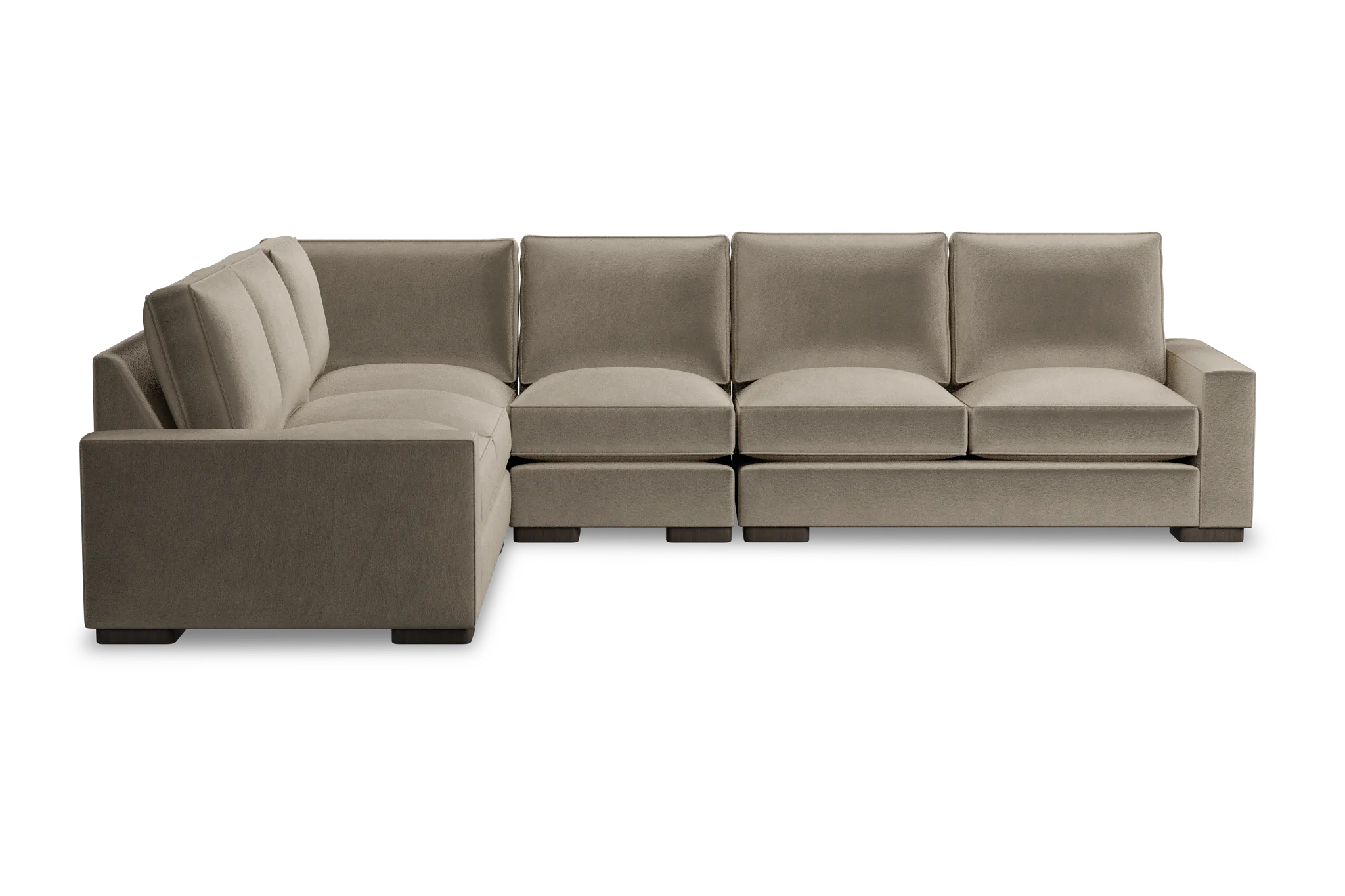 Edgewater Joya Beige Medium Two-arm Sectional