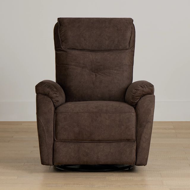 Ryder Brown Micro Power Swivel Glider Recliner
