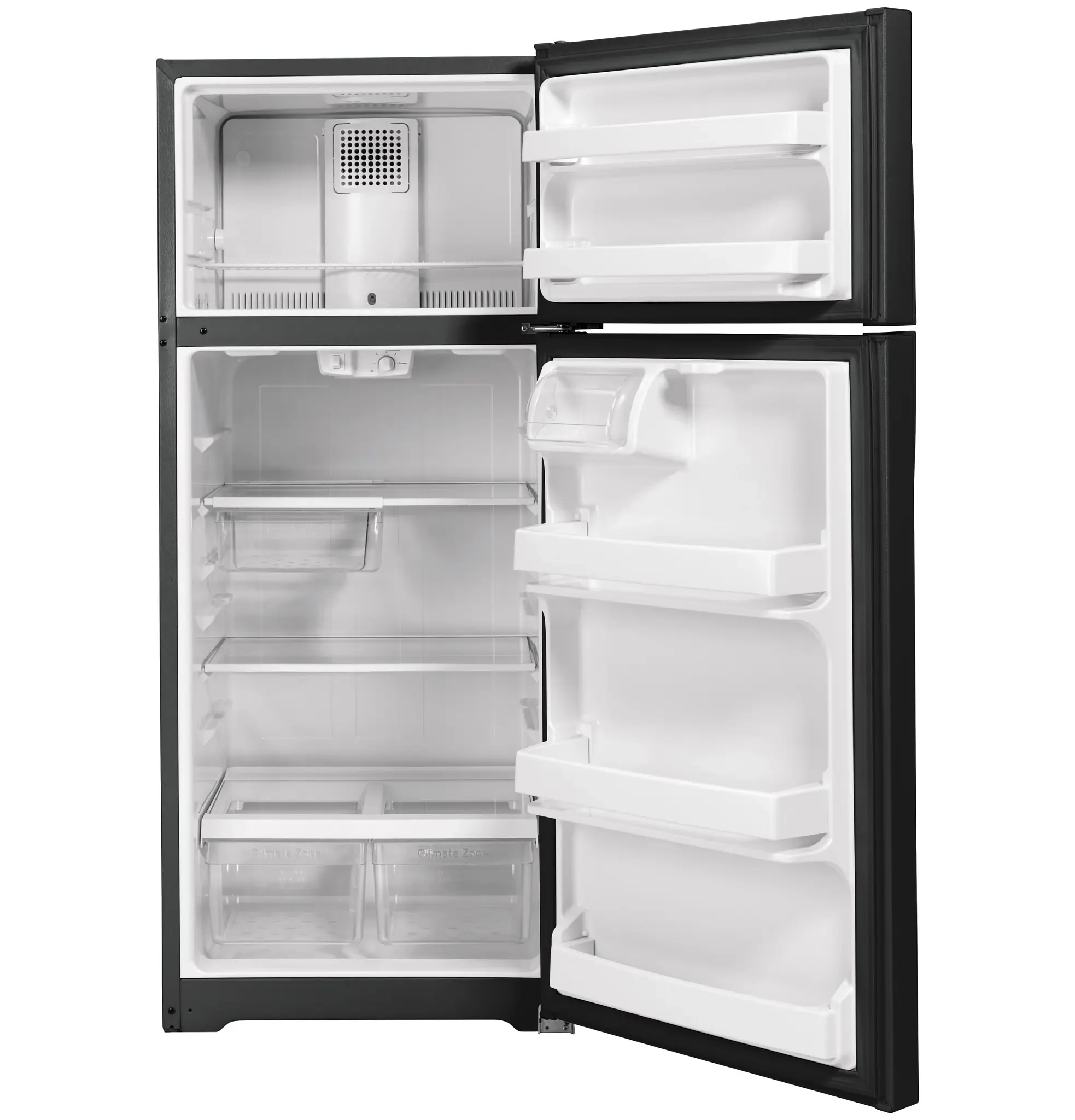 Ge 18 Series Black Top Freezer Refrigerator Ge 18 Series Black Top Freezer Refrigerator