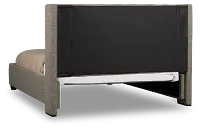 Chatham Gray Low Platform Bed