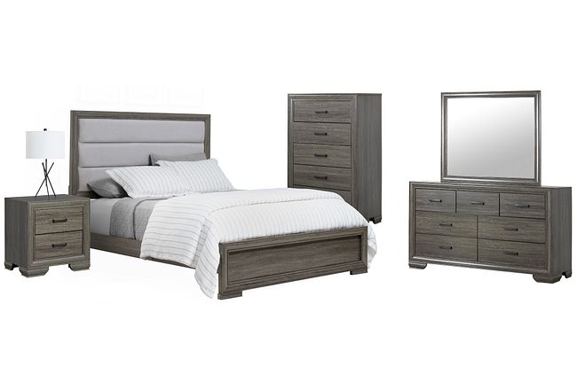 Colson Light Tone Panel Bedroom Package