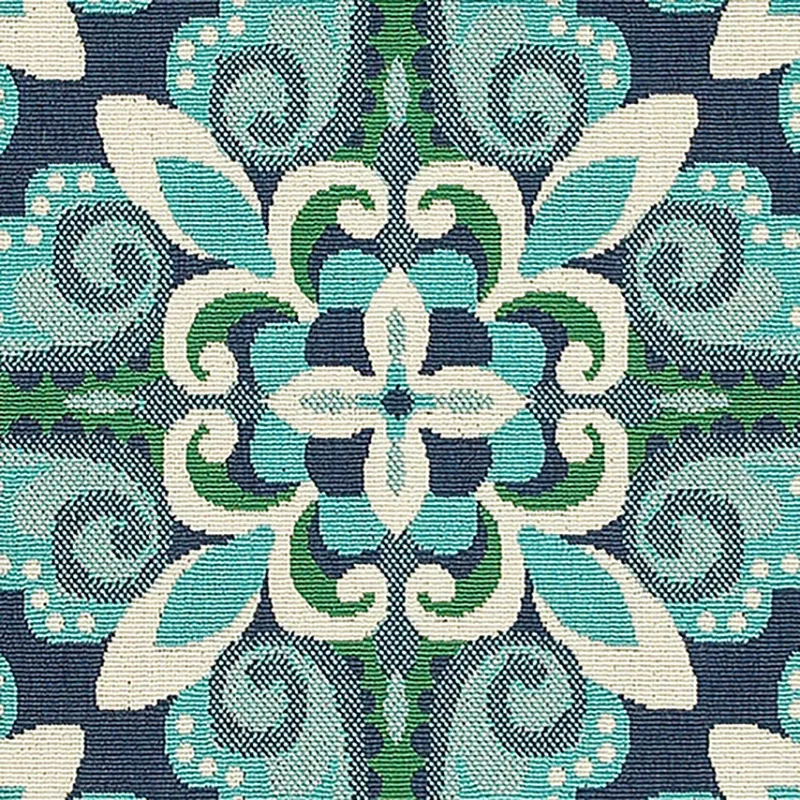 Melissa Teal Indoor/outdoor 8x10 Area Rug
