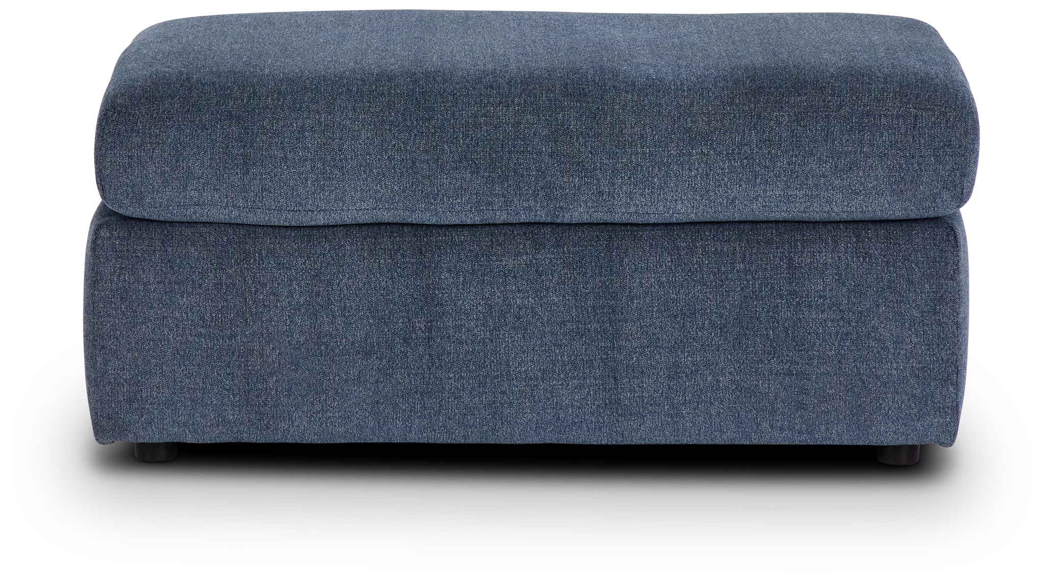 Noah Blue Fabric Ottoman