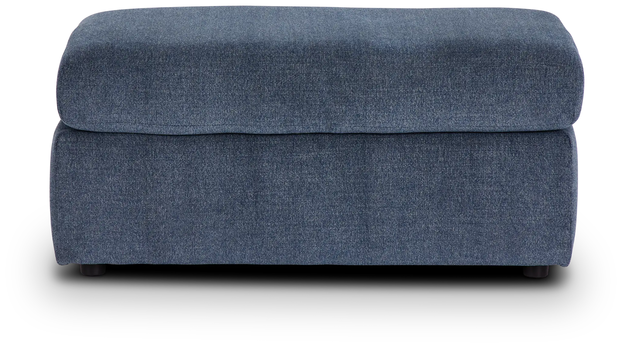Noah Blue Fabric Ottoman Noah Blue Fabric Ottoman