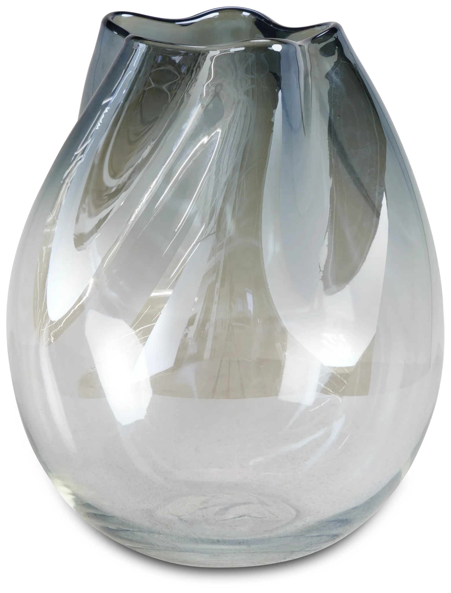 Tinley Dark Gray Medium Vase