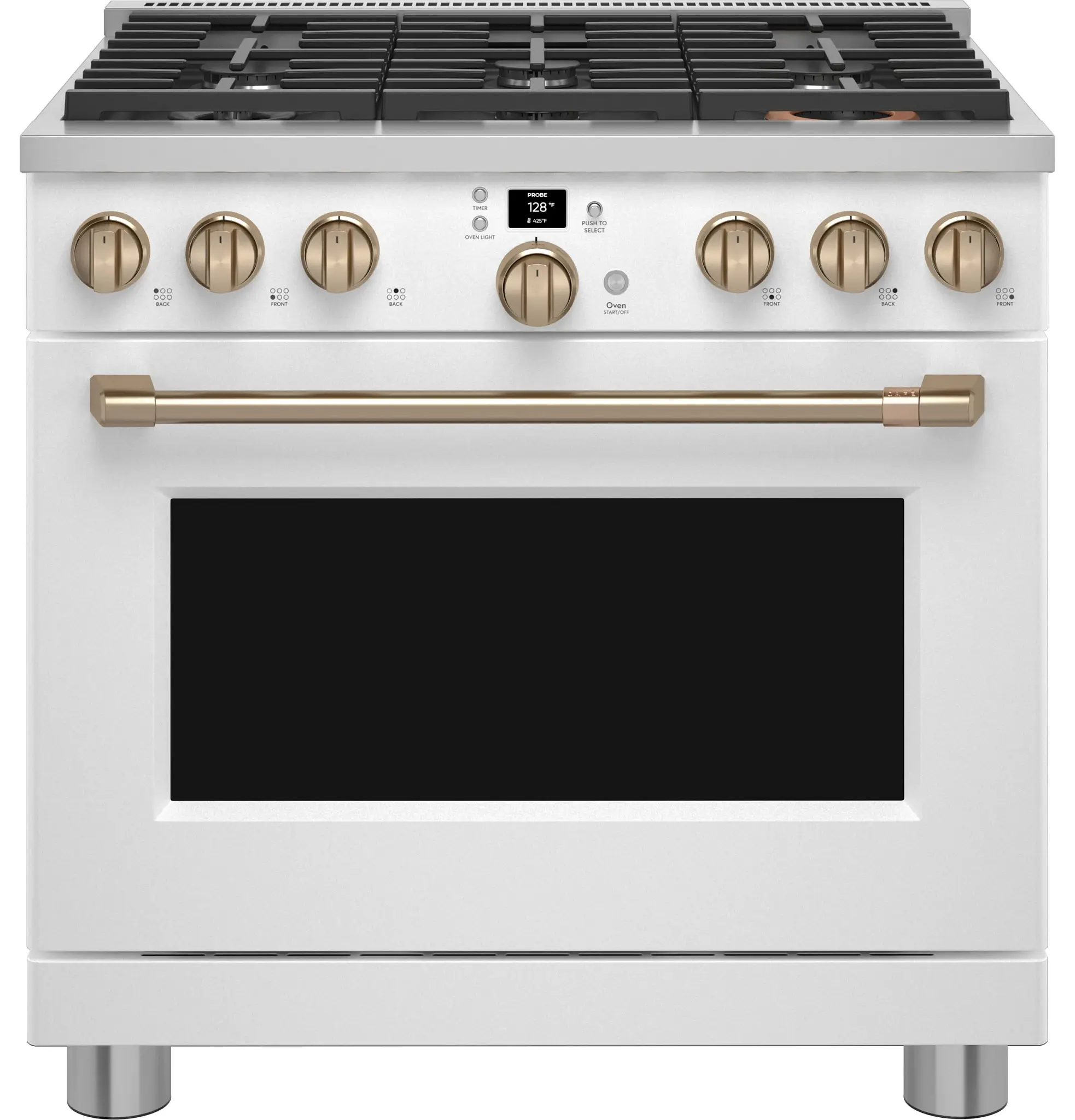 Cafe 366 Series White 36" Gas Range Cafe 366 Series White 36" Gas Range