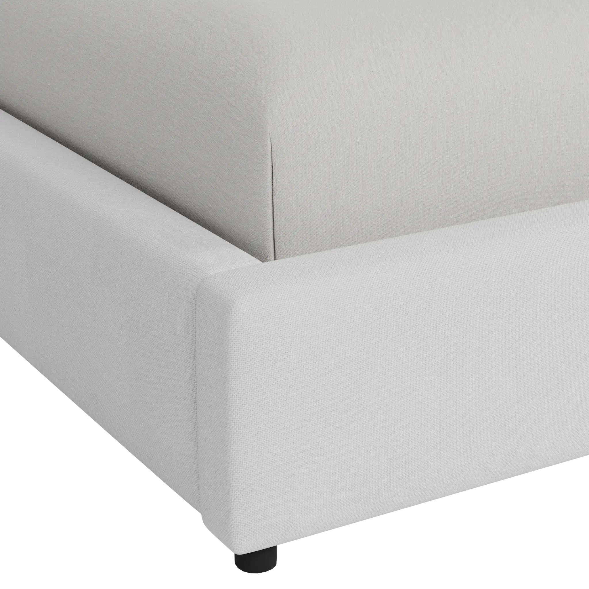 Grayton Suave White 44" Upholstered Platform Bed Grayton Suave White 44" Upholstered Platform Bed