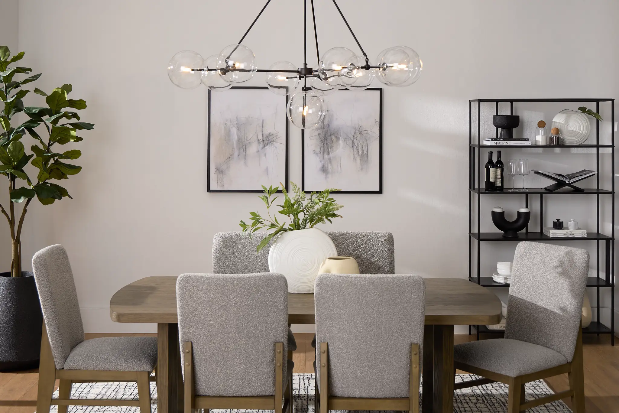 Irve Black Chandelier Irve Black Chandelier