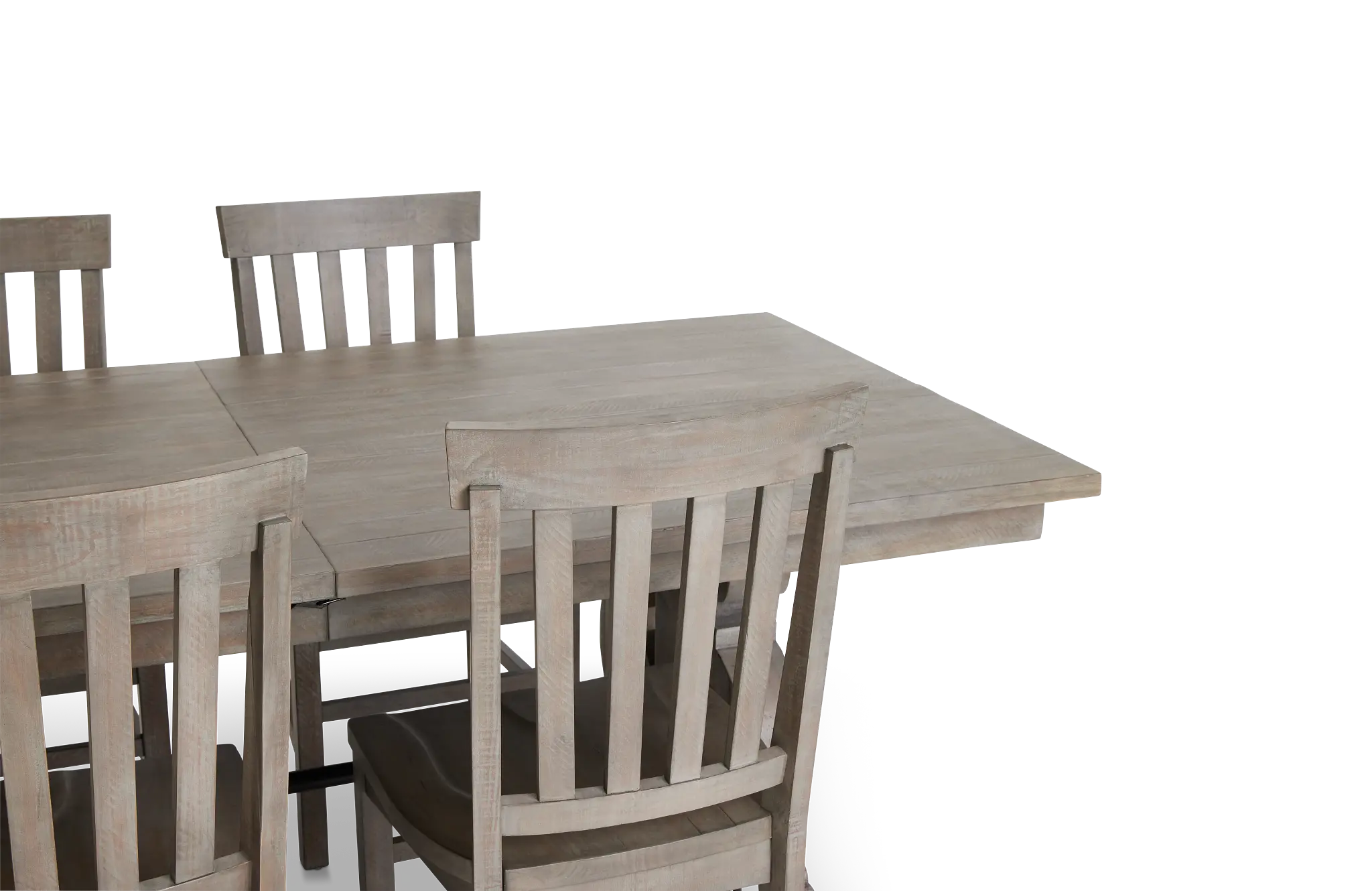 Sonoma Light Tone Trestle Table & 4 Wood Chairs Sonoma Light Tone Trestle Table & 4 Wood Chairs