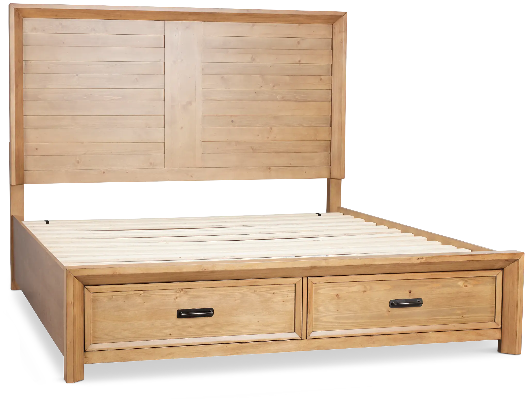Vail Light Tone Panel Storage Bed Vail Light Tone Panel Storage Bed