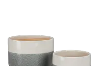 Livia Gray Set Of 2 Planter