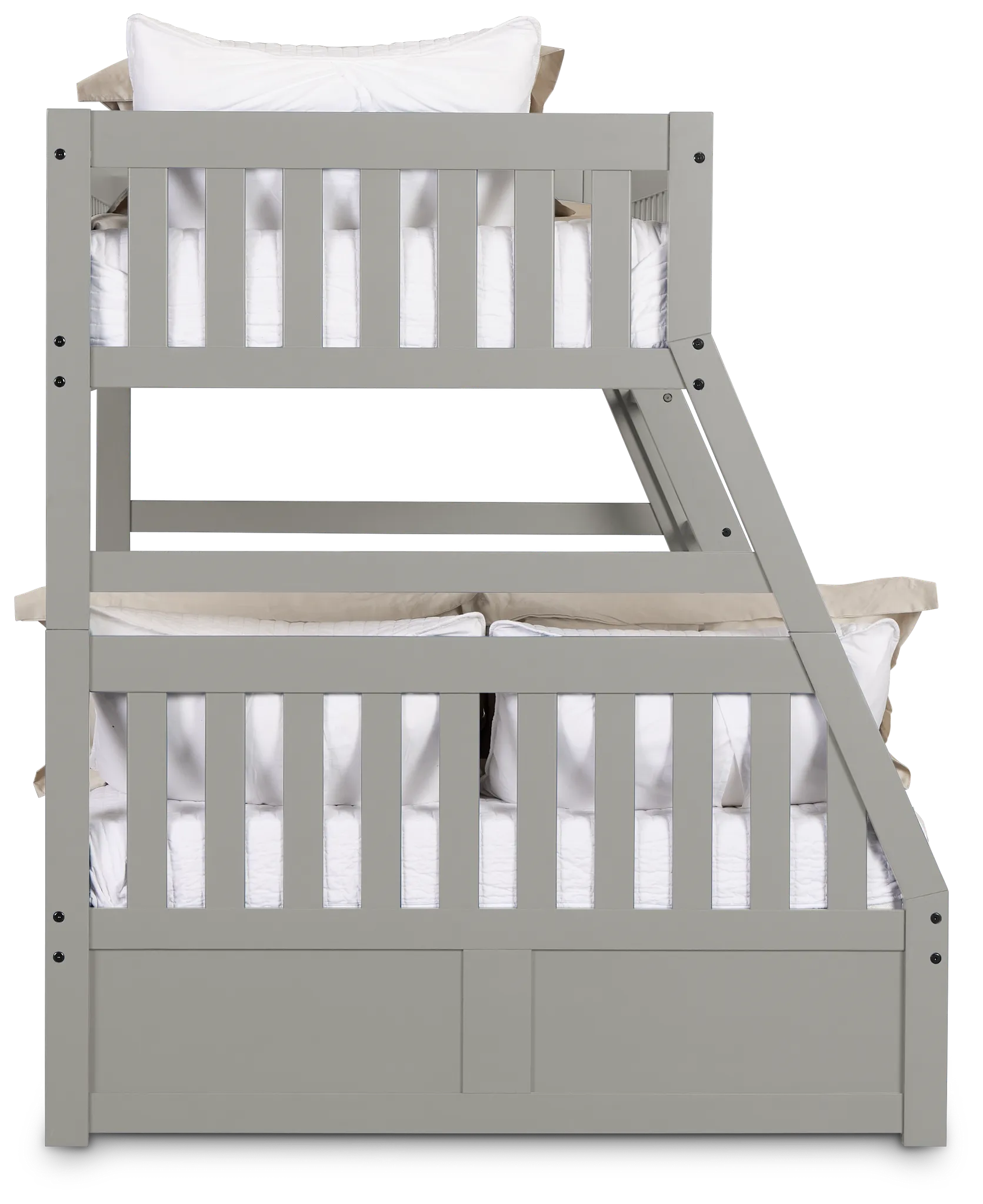 Charleston Gray Trundle Bunk Bed
