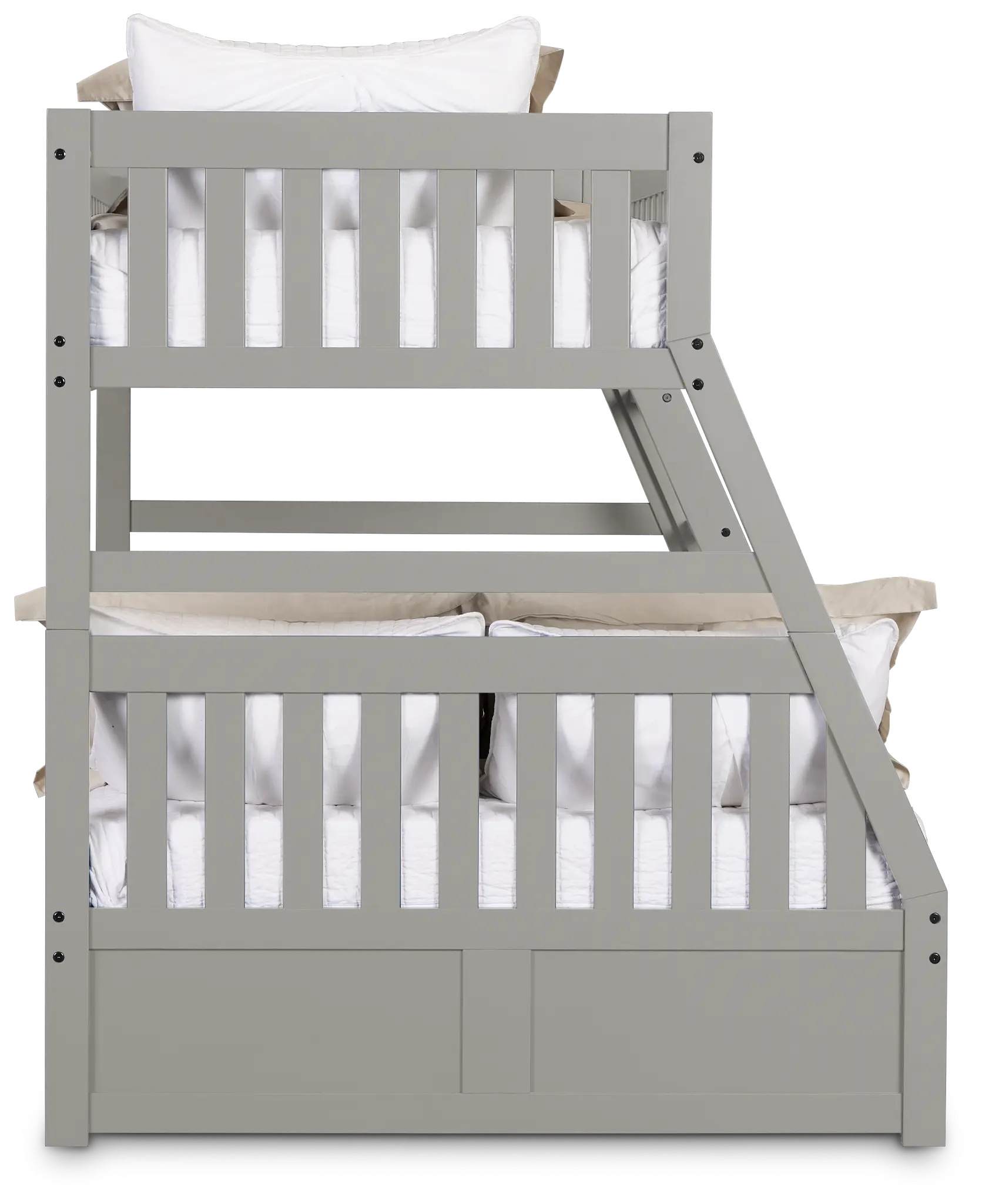 Charleston Gray Trundle Bunk Bed Charleston Gray Trundle Bunk Bed