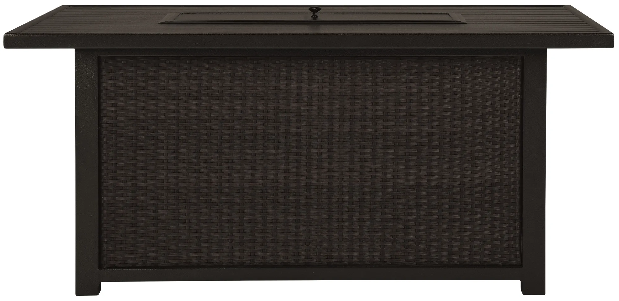 Fina Dark Tone Rect Fire Pit