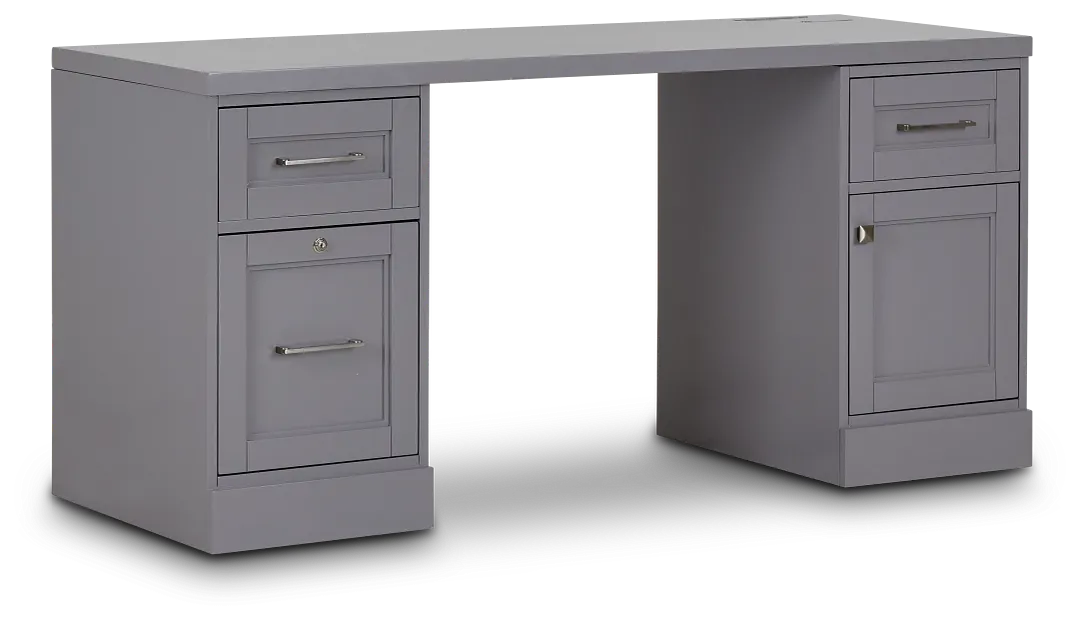 Newport Gray Writing Desk