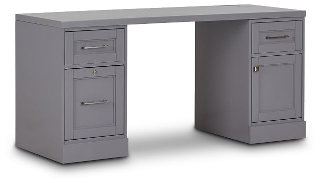 newport gray desk