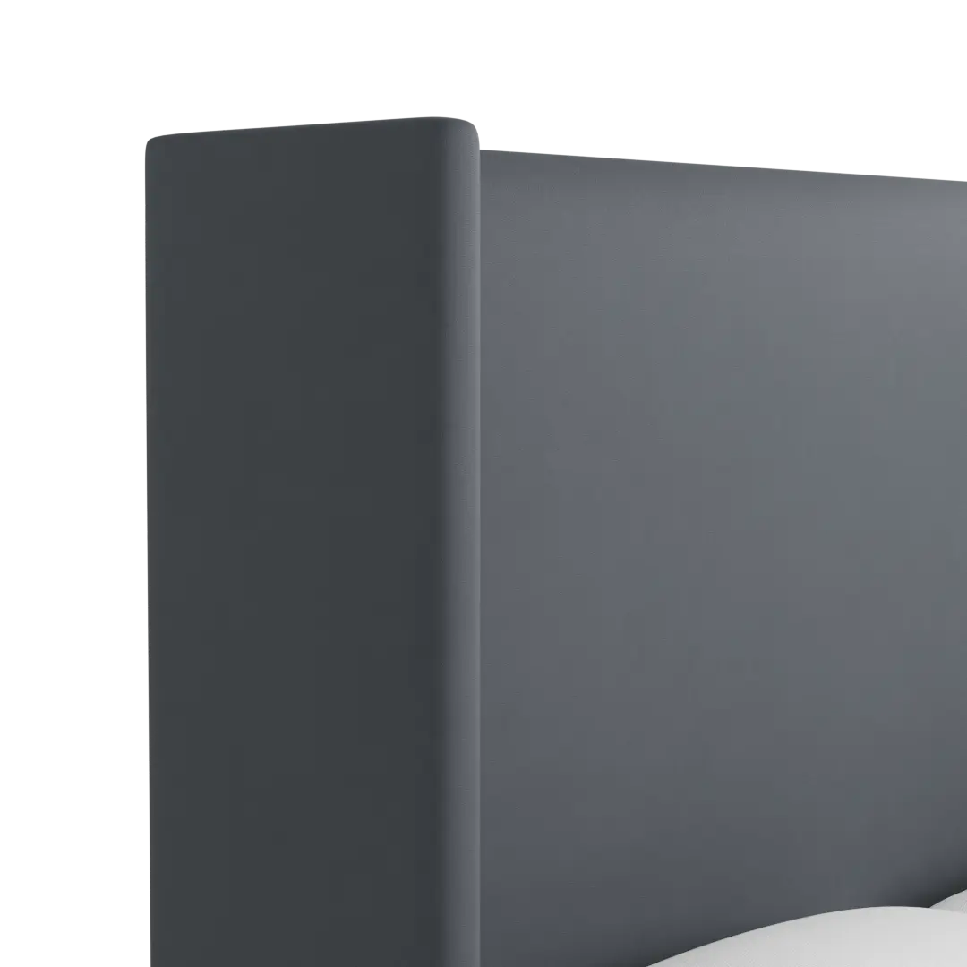 Captiva Joya Gray 60" Upholstered Shelter Bed Captiva Joya Gray 60" Upholstered Shelter Bed