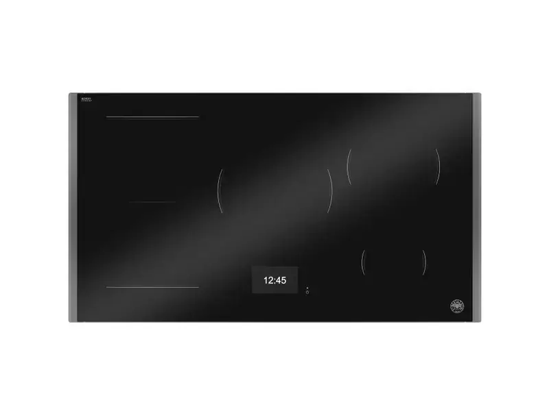 Bertazzoni Black Glass Tft Display & Metal Frame Charcoal 36" Induction Cook Top Bertazzoni Black Glass Tft Display & Metal Frame Charcoal 36" Induction Cook Top