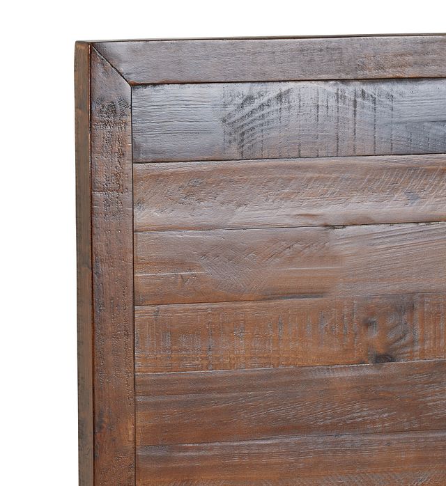 Seattle Dark Tone Wood Platform Storage Bed