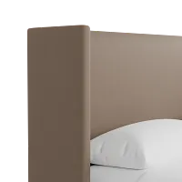 Captiva Joya Beige 48" Upholstered Shelter Bed