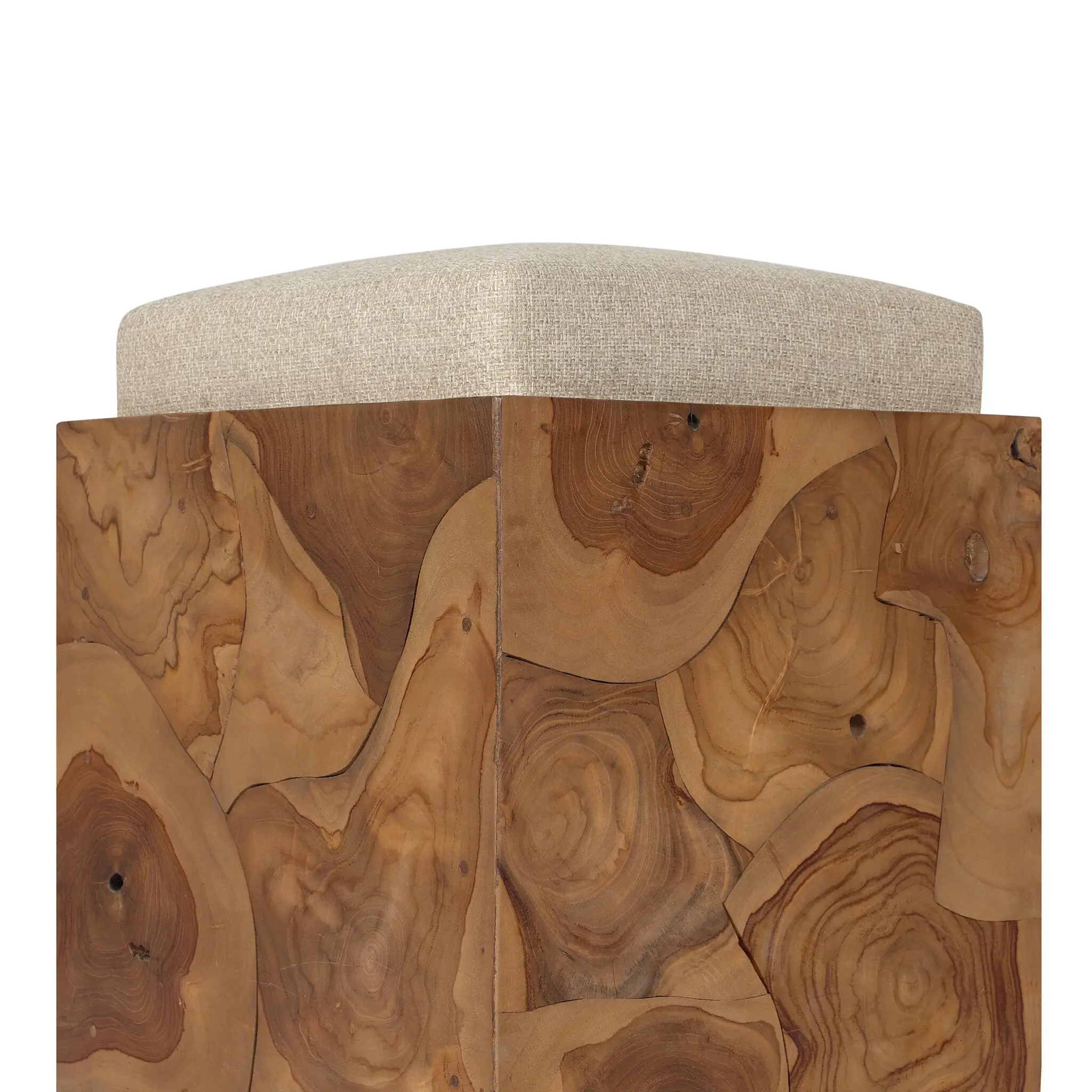 Four Hands Toman Mid Tone Uph Stool Four Hands Toman Mid Tone Uph Stool