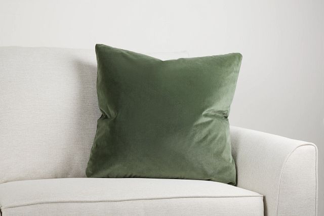 Lauran Dark Green 22" Accent Pillow