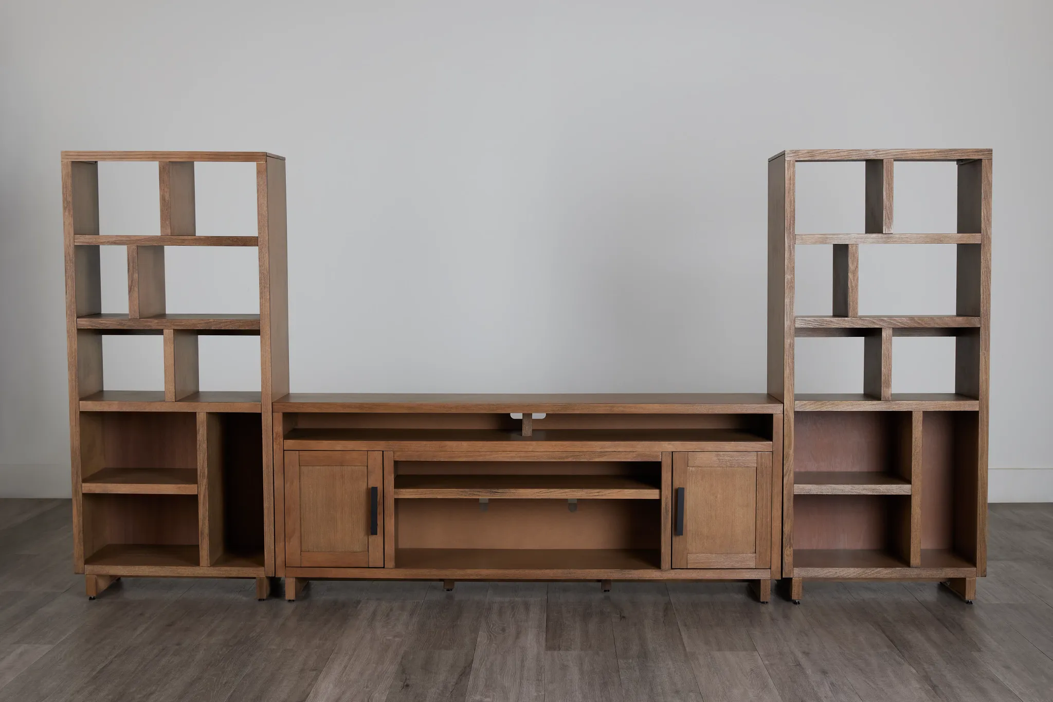 Richmond Light Tone 80" Open Pier Entertainment Wall