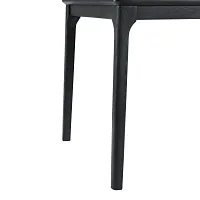 Kerensa Black Square High Table & 4 Upholstered Barstools