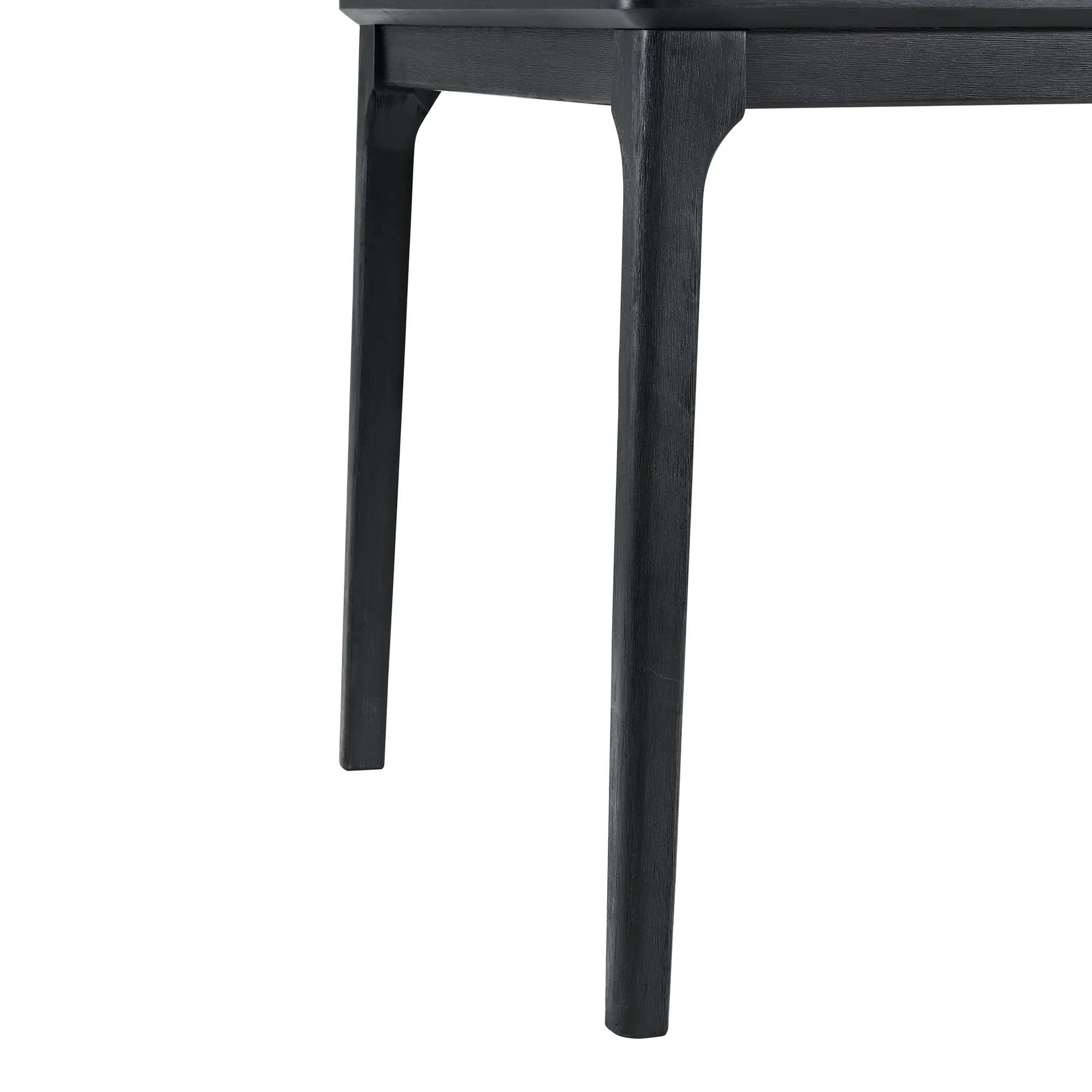 Kerensa Black Square High Table & 4 Upholstered Barstools