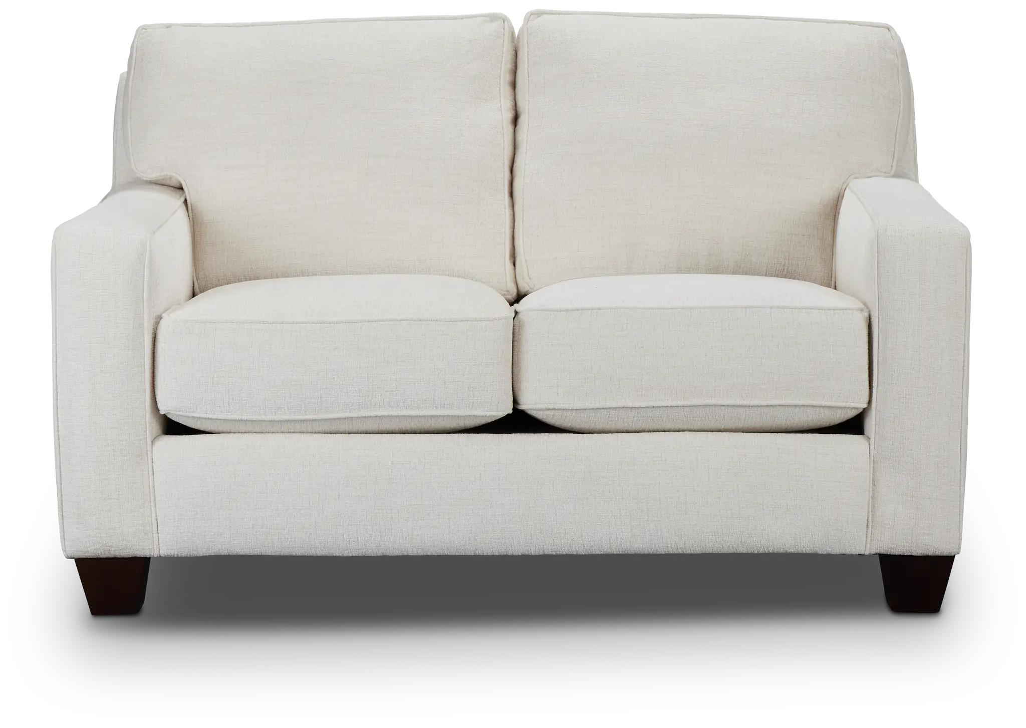 Andie White Fabric Loveseat Andie White Fabric Loveseat