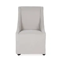 Honey Gray Upholstered Side Chair