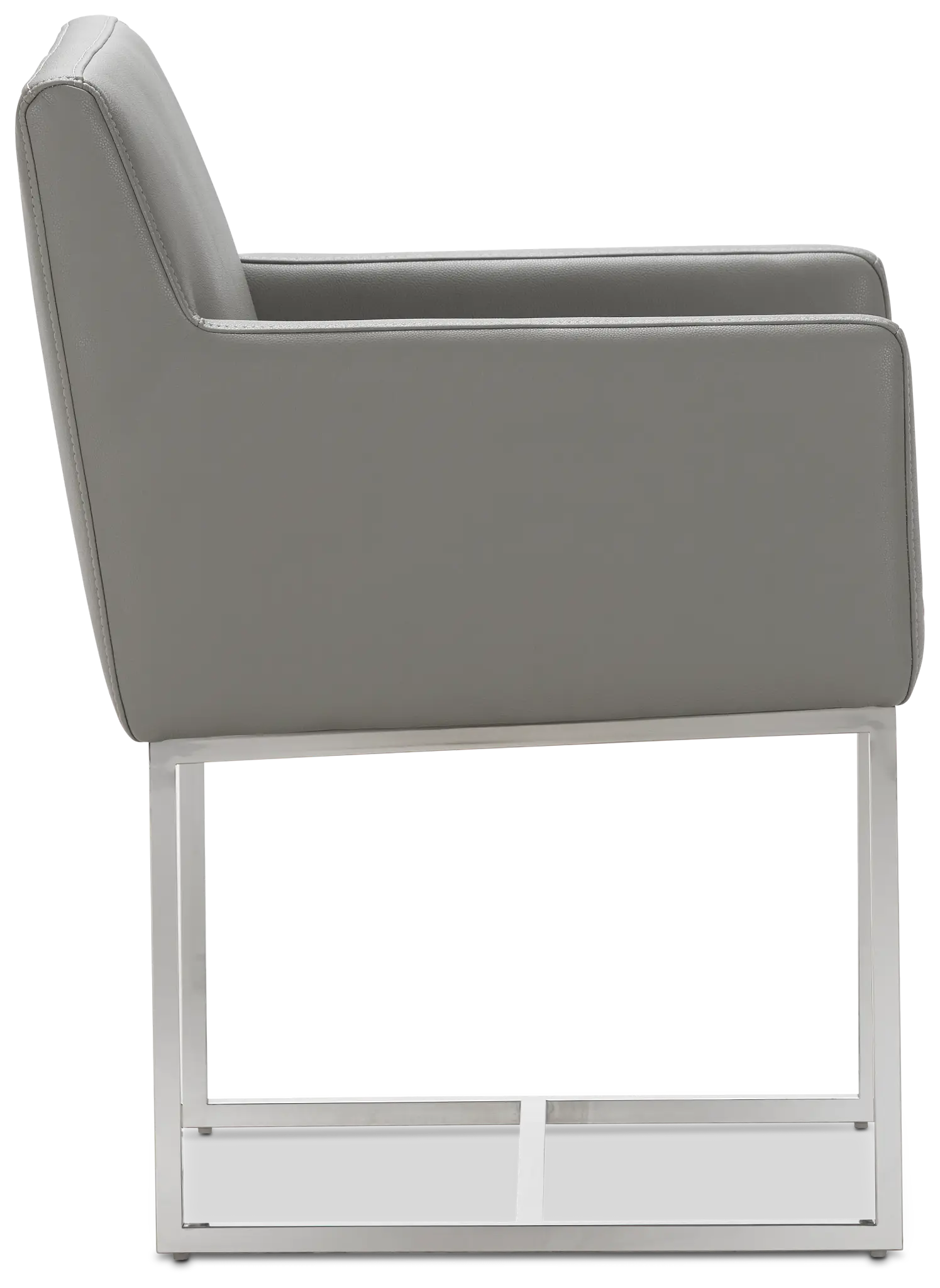 Miami Gray Micro Upholstered Arm Chair Miami Gray Micro Upholstered Arm Chair