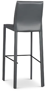 Lugo Gray 30" Upholstered Barstool