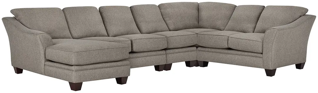 Avery Dark Gray Fabric Large Left Chaise Sectional Avery Dark Gray Fabric Large Left Chaise Sectional