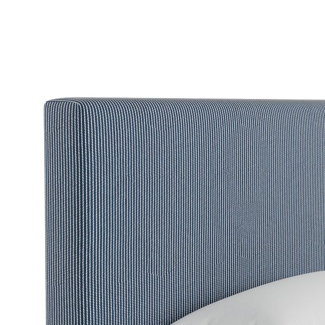 Grayton Lucy Navy 54" Upholstered Platform Bed