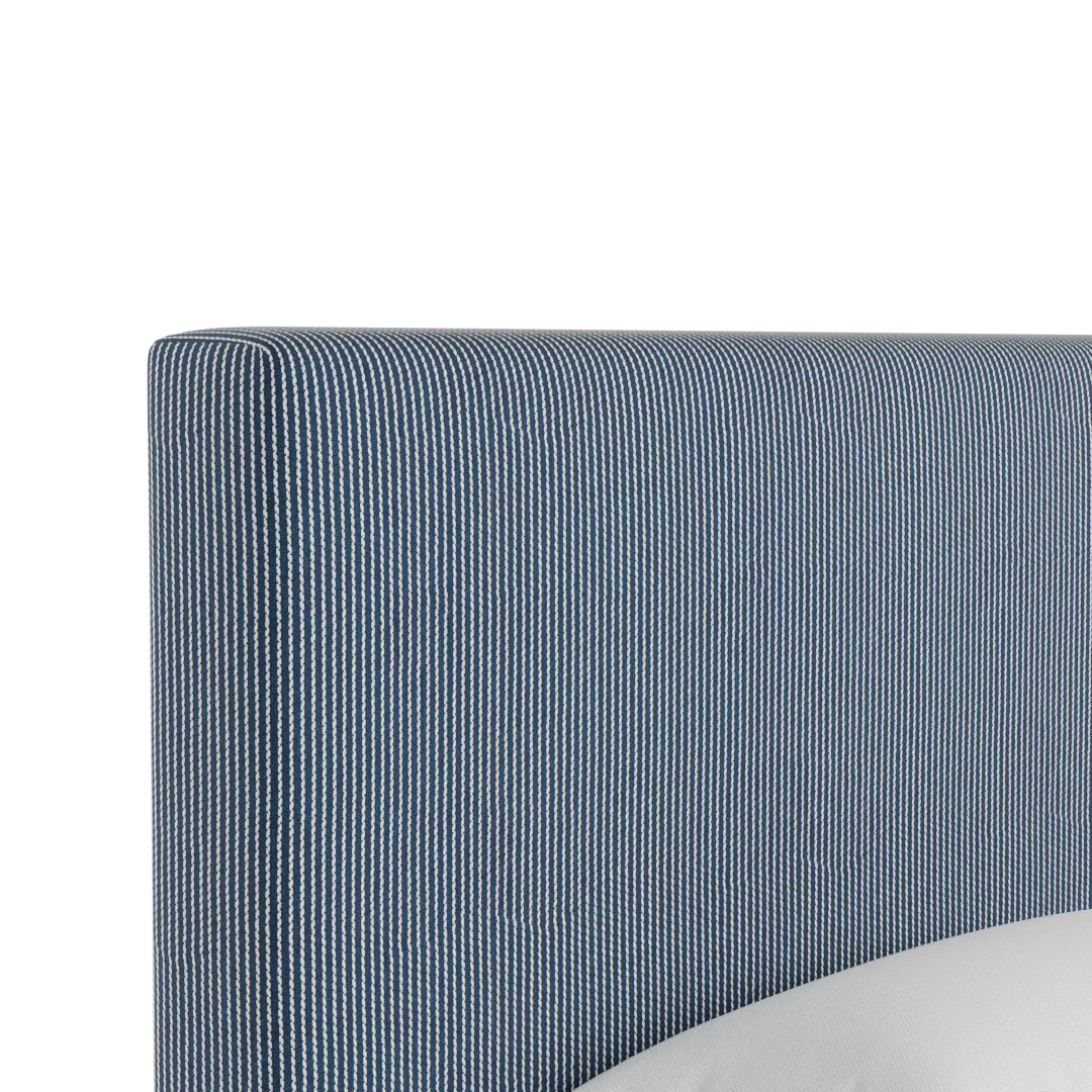 Grayton Lucy Navy 54" Upholstered Platform Bed