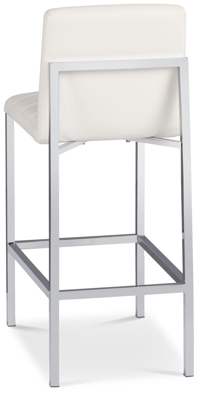 Amalfi White Uph 30" Barstool