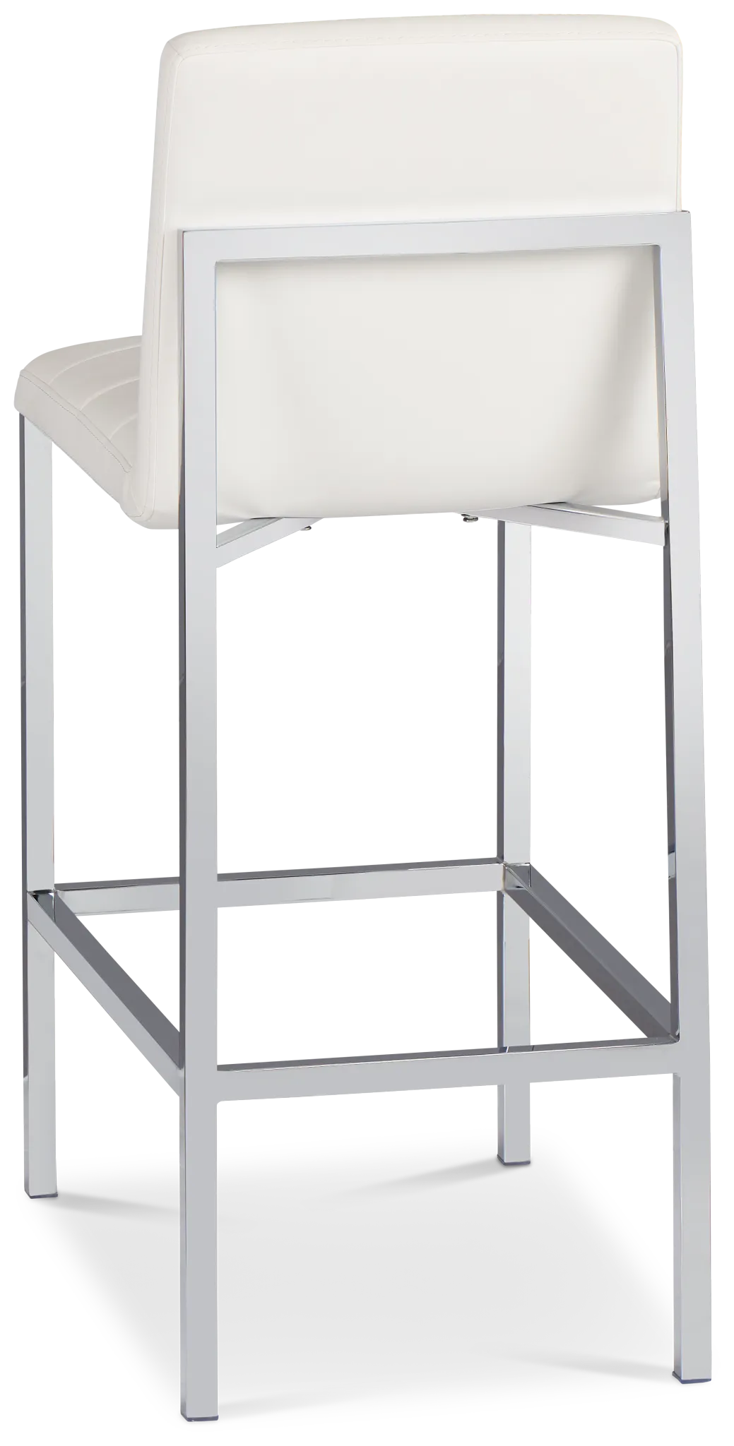 Amalfi White 30" Upholstered Barstool