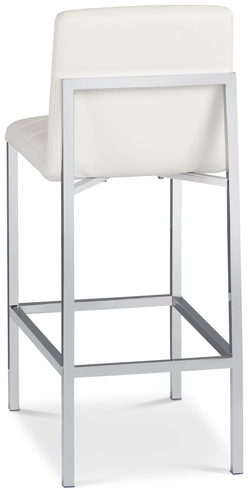 Amalfi White 30" Upholstered Barstool Amalfi White 30" Upholstered Barstool