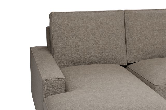 Edgewater Elite Brown Medium Left Chaise Sectional