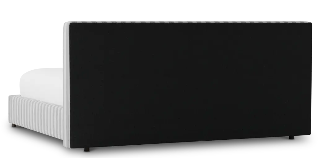 Grayton Sea Lane Light Gray 44" Upholstered Platform Bed Grayton Sea Lane Light Gray 44" Upholstered Platform Bed