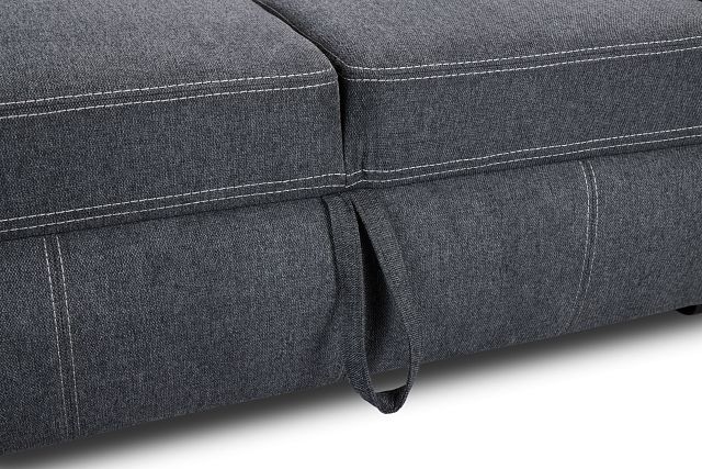 Callum Dark Gray Storage Small Right Chaise Sleeper Sectional