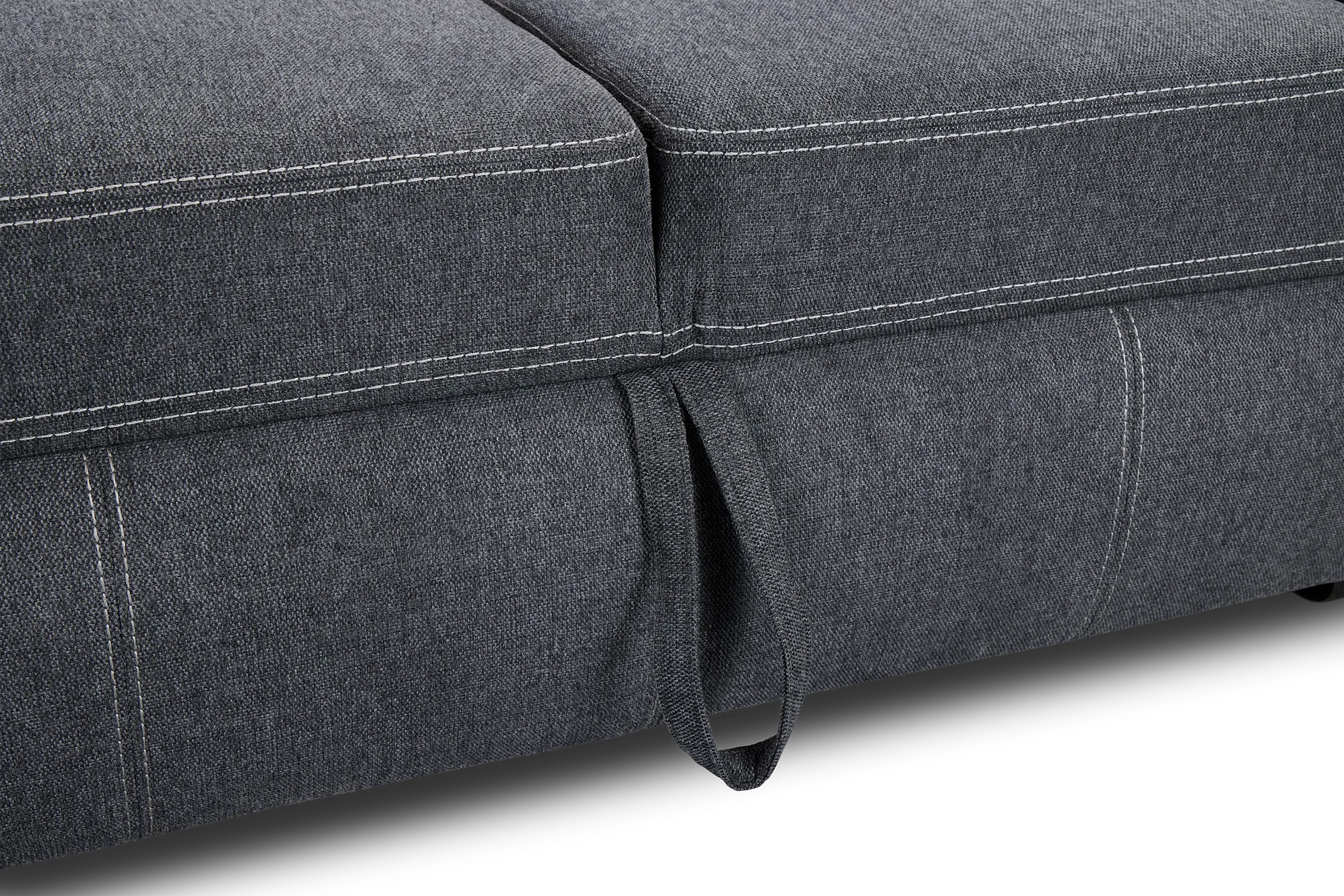 Callum Dark Gray Storage Small Right Chaise Sleeper Sectional